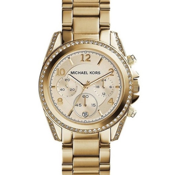 Michael Kors Blair Gold Chronograph Watch - Picture 4 of 4